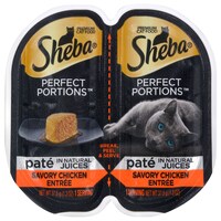 Sheba Perfect Portions Savory Chicken Pate, 2.6-oz. Packs — Dollar Tree (SKU 244675)