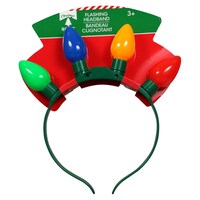 Christmas House LED Light-up Headbands — Dollar Tree