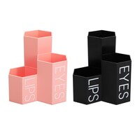 Hexagon Shape Cosmetics Organizer, Assorted Sizes & Colors. — Dollar Tree