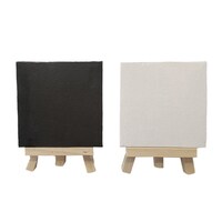 Mini Painter's Canvases with Easels, 4-in. — Dollar Tree