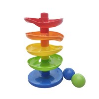Toy Box Whirly Rainbow Ramp, 7-Piece Pack. — Dollar Tree