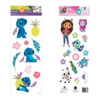 Stitch And Gabby's Dollhouse Wall Decal Stickers, Assorted Designs — Dollar Tree