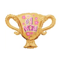 No. 1 Mom Trophy Balloon, 1-Count. — Dollar Tree