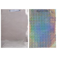 Voila Extra-Large Flashy Foil Gift Bags, 18x13x5 in. — Dollar Tree
