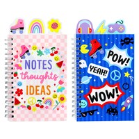 3-Tab Designer Notebook, Assorted Colors, 1-Count. — Dollar Tree