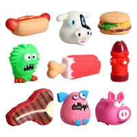Greenbrier Kennel Club Adorable Squeaky Vinyl Dog Toys, 3.5x3.5x1.75-in. — Dollar Tree