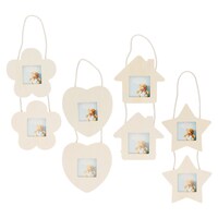 Crafters Square Hanging Wooden Frame, Assorted Designs. — Dollar Tree