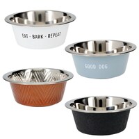 Stainless Steel Pet Bowl, Assorted Colors — Dollar Tree