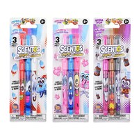 Scentos Scented Gel Pens. Assorted Scents, 3-Piece Pack. — Dollar Tree