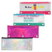 Iridescent Pencil Pouches, 8x3.875 in. — Dollar Tree (SKU 284113)