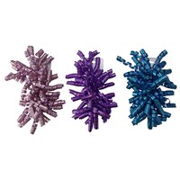 Voila Holographic Curly Glitter Bow, Assorted Colors, 2-Piece Pack — Dollar Tree