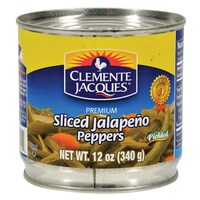 Clemente Jacques Green Pickled Sliced Jalapenos, 12-oz. Cans — Dollar Tree