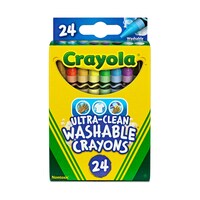 Crayola Ultra-Clean Washable Crayon, 24-Piece Pack — Dollar Tree