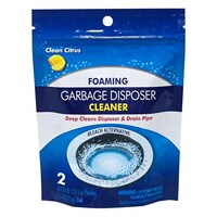 Citrus-Scented Foaming Garbage Disposal Cleaner, 2-Pack. — Dollar Tree