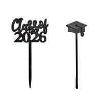 Seasonal Collection Graduation Plastic Picks, 24-Piece Pack. — Dollar Tree penny item
