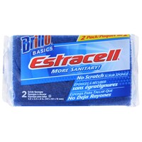 Brillo Basics No-Scratch Estracell Scrub Sponges, 2-Count. Packs — Dollar Tree