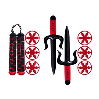 Just Pretending Ninja Weapon Playset, Assorted Accessories, 5-Piece Pack. — Dollar Tree