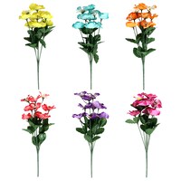 Floral Garden Assorted Artificial Pansy Bushes, 13 in. — Dollar Tree