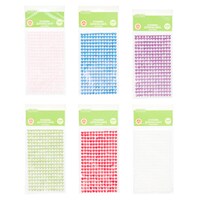 Crafter's Square Colorful Pearl Stickers, 216-Count. Packs — Dollar Tree