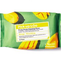 Pick up & Go - Fruity Facial Cleansing Wipes - Mango - Nourishing, 25-ct. — Dollar Tree (SKU 333625)