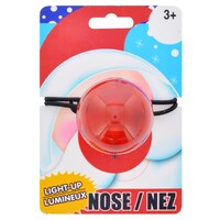 Light-Up Red Noses with Elastic Straps — Dollar Tree (SKU 259931)