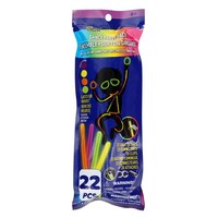 Play Glow Light Sticks Dance Party Pack, Assorted Colors, 22-Piece Pack. — Dollar Tree