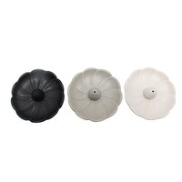 Flower-Shaped Ceramic Incense Trays, 4.25x1.5 in. — Dollar Tree