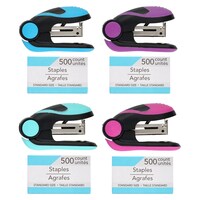 Colorful Mini Staplers, 2.75x1.75x1.25 in. — Dollar Tree