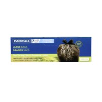 Essentials Large Trash Bags, 7-Count. 30 Gallon. — Dollar Tree