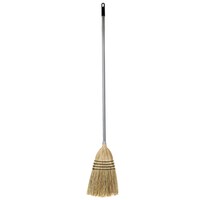 Corn Broom With Metallic Handle — Dollar Tree