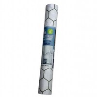White Tile Design 12x24 Nonslip Vinyl Shelf Liner — Dollar Tree