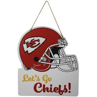 Kansas City Chiefs Helmet Hanging Plaque — Dollar Tree penny item