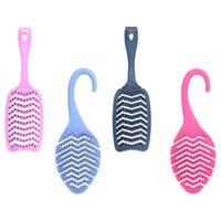Pastel Flexible-Bristle Hairbrushes — Dollar Tree