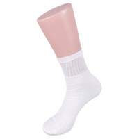 Men's Quarter-Length White Athletic Socks, 3 Pair Packs — Dollar Tree