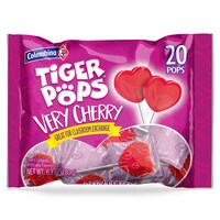 Columbina Tiger Pops Very Cherry Lollipops, 6.3 oz. Bags — Dollar Tree (SKU 301234)