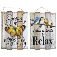 Garden Collection Rustic Fence Wall Décor, 12.9x9-in. — Dollar Tree