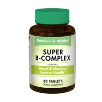 People's Choice Super B-Complex Dietary Supplement, 30-Piece Pack. — Dollar Tree