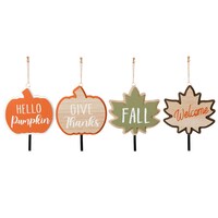 Wooden Layers Autumn Icon Wall Hangers, 1-ct. — Dollar Tree (SKU 371217)