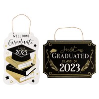 2023 Graduation Glitter Sign, 9.45x13.39-in. — Dollar Tree (SKU 366201)