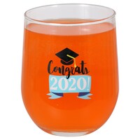 Congrats 2020 Graduation Themed Drinking Glasses, 16.8 oz. — Dollar Tree (SKU 309203)