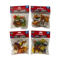 Make It Blocks Assorted Toy Animals, Assorted Animals, 16-Piece Pack. — Dollar Tree