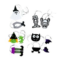 Seasonal Collection Halloween-themed Wreath Decoration Kit, Assorted Designs, 1-Count. — Dollar Tree