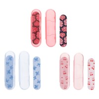 Sassy + Chic Fashion Nail Files With Case, Assorted Colors, 4-Piece Pack. — Dollar Tree