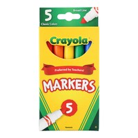 Crayola Classic Markers, 5 Count. — Dollar Tree