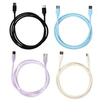 E-circuit USB Type C To USB Type C Braided Cable, Assorted Colors — Dollar Tree