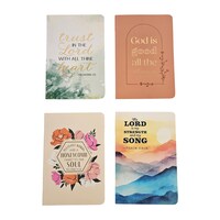 Beautiful Floral Notebooks with Inspirational Quotes — Dollar Tree
