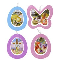 Glittery Easter Spinner Decorations — Dollar Tree (SKU 262572)