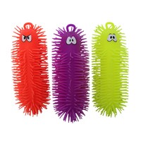 Rubber Puffer Caterpillar Toys, 9-in. — Dollar Tree