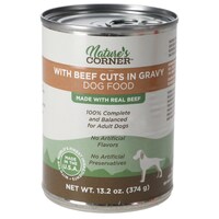 Nature's Corner Beef Cuts and Gravy Wet Dog Food, 13.2 oz. — Dollar Tree
