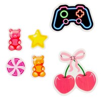 Colorful Printed Design School Erasers, Assorted Designs, 1-Count/4-Piece. Pack — Dollar Tree